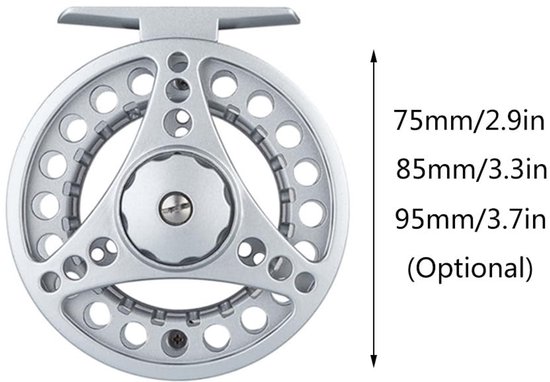 Dailygoods - Aluminium Vliegvissen Reel - Voor Rivier en Zee Vissen van Dailygoods — afbeelding 3