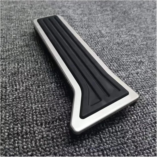 Auto Pedaalhoezen - Antislip Voetpedaal - Verbeterde Grip - Roestvrij Staal - 200 g - Zilver Zwart — afbeelding 5