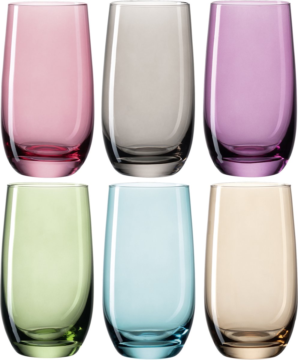 Leonardo SORA Longdrinkglas assorti 390ml - set/6