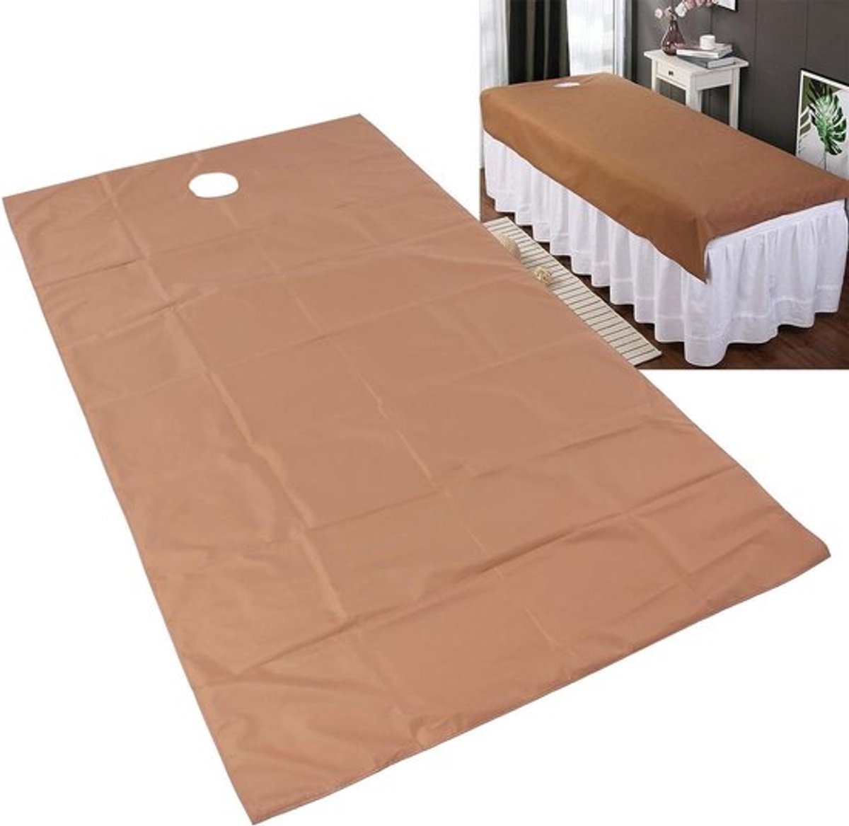Waterdicht tafeldek voor spa massage, polyester fabric