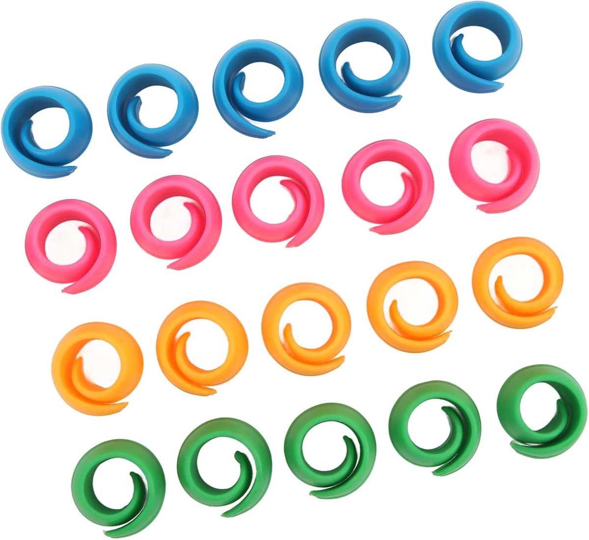 Draadhouders Spoel - Klosje Clips - Naaien Organiseren - Voorkomt Klitten - 20 Stuks - Multicolor
