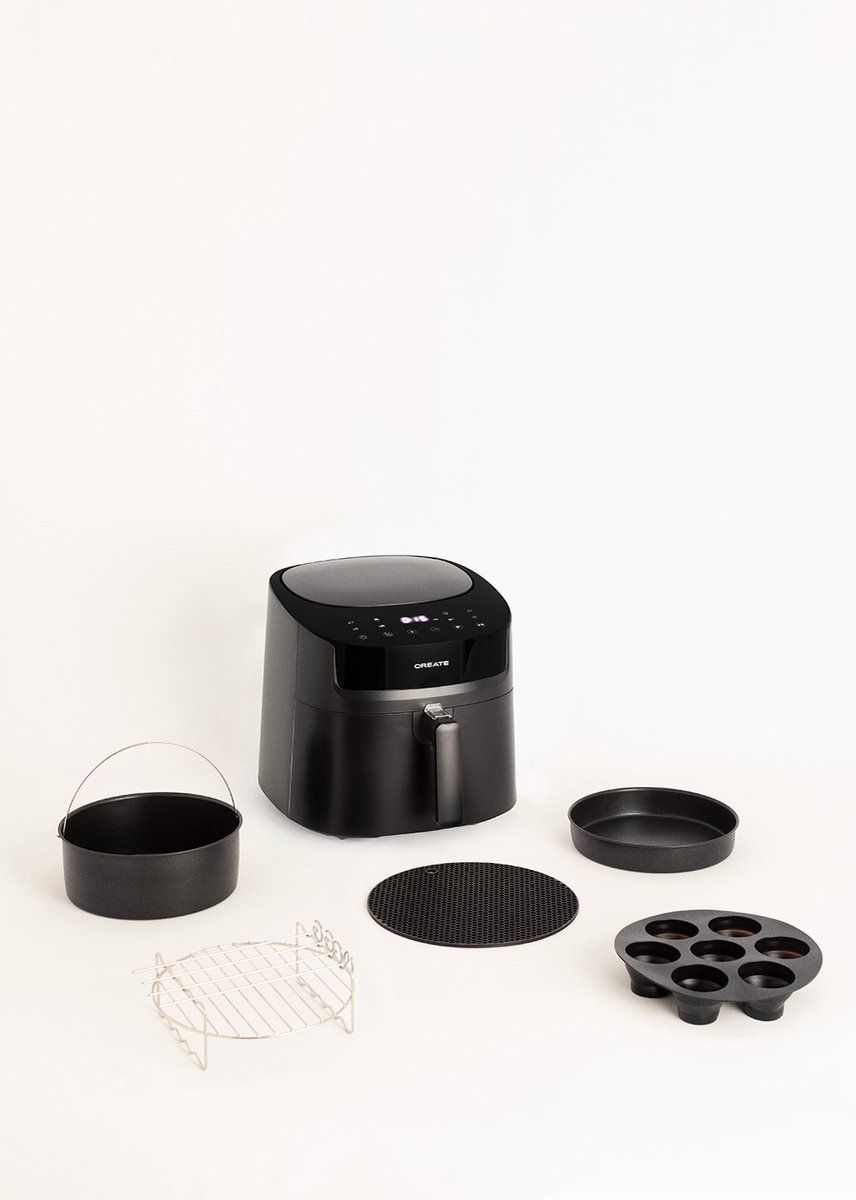 CREATE - Set AIR FRYER PRO LARGE 6.2 L + accessoires