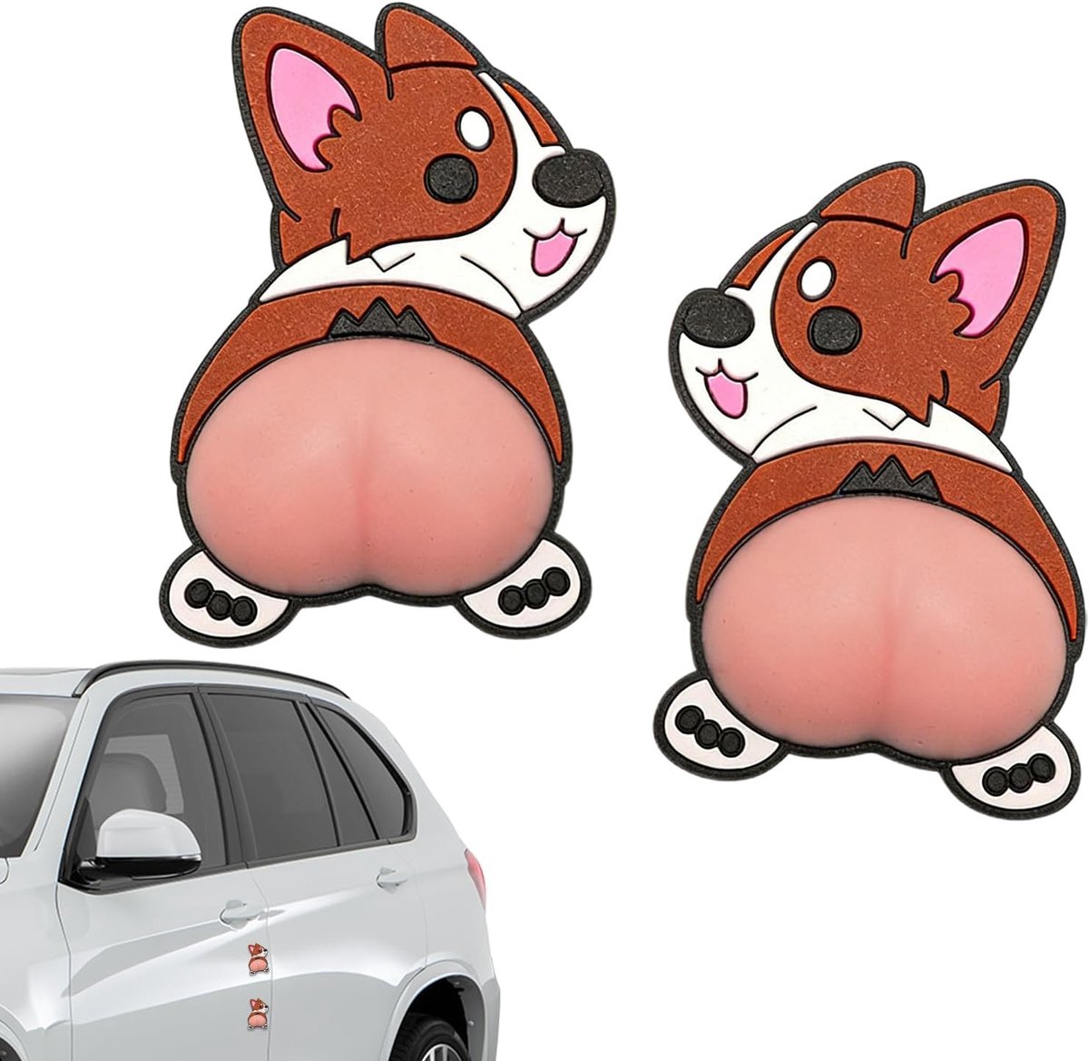 Deurstopper muurbeschermer - Zelfklevende sticker - Muren beschermen - Schokabsorberend siliconen - 7 cm - Wit
