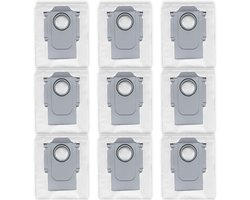 9 Stofzakken compatibel geschikt geschikt voor Roborock Q Revo/Qrevo Pro/Qrevo MaxV/Qrevo S/Qrevo Slim/Qrevo Master/Qrevo Plus/Qrevo Curv/Qrevo Edge / S8 MaxV Ultra accessoires