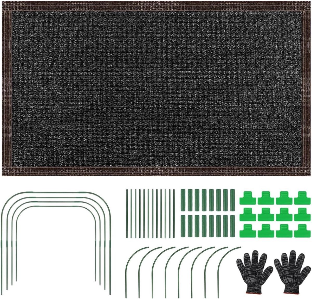 Planten Scherm - Tuin Zonwering - Bescherming Groenten - Ademend Gaas - 200x100 cm - Groen