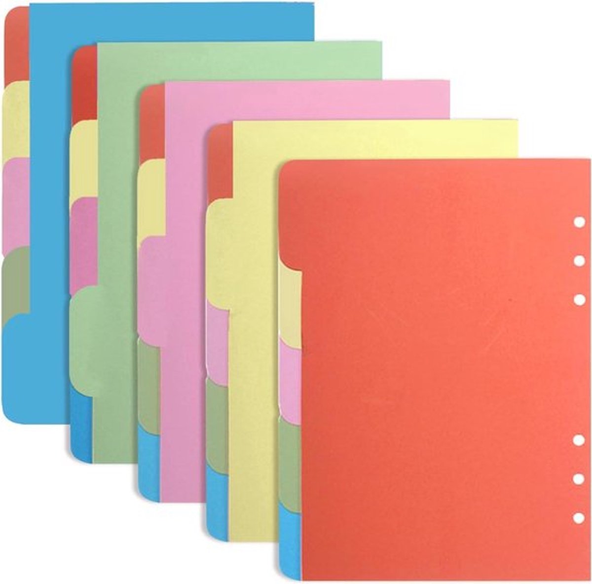 Inovra Plus - Index - 25 vellen/5 sets A5 tabbladen met 5 kleuren