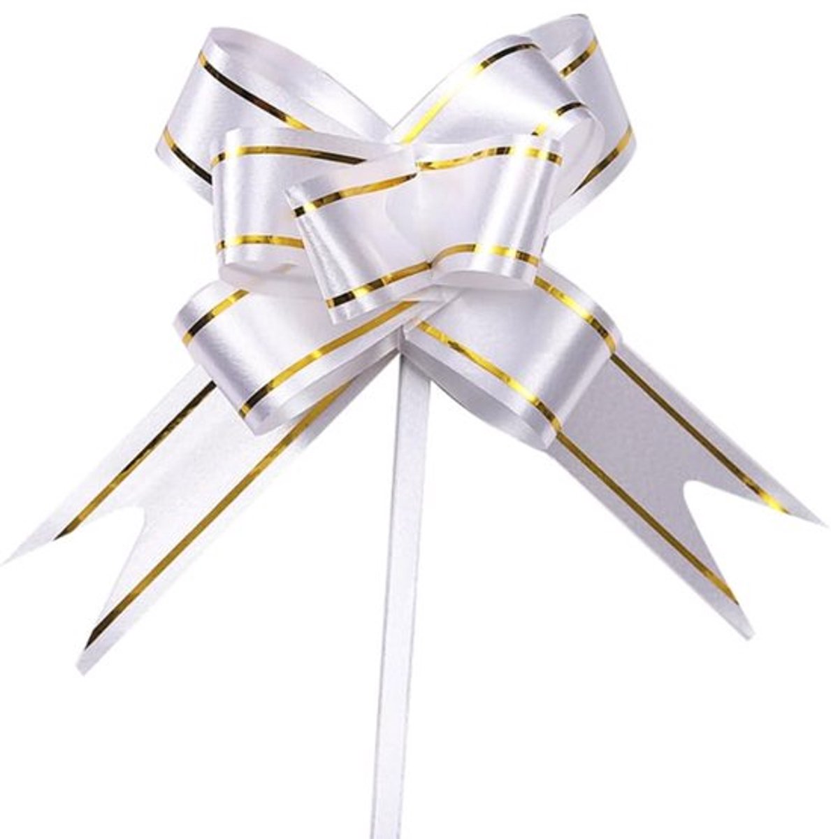 Solidchoice - Dailygoody - Decoratieve Cadeaubogen - 60 Stuks Witte Kerststrikken