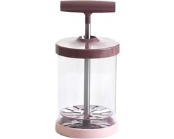 Slagroomdispenser - Roommaker Keuken - Desserts Maken - Handmatig Roestvrij Staal - 8.8 x 18 cm - Roze