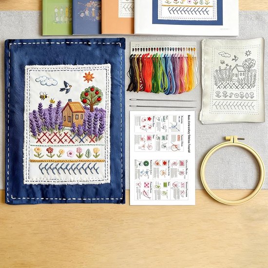 Borduurboek Beginners - Patronenboek Ambachten - Creatief Leren - Meer Dan 90 Patronen - 22 x 16 cm - Niet Gespecificeerd — afbeelding 2