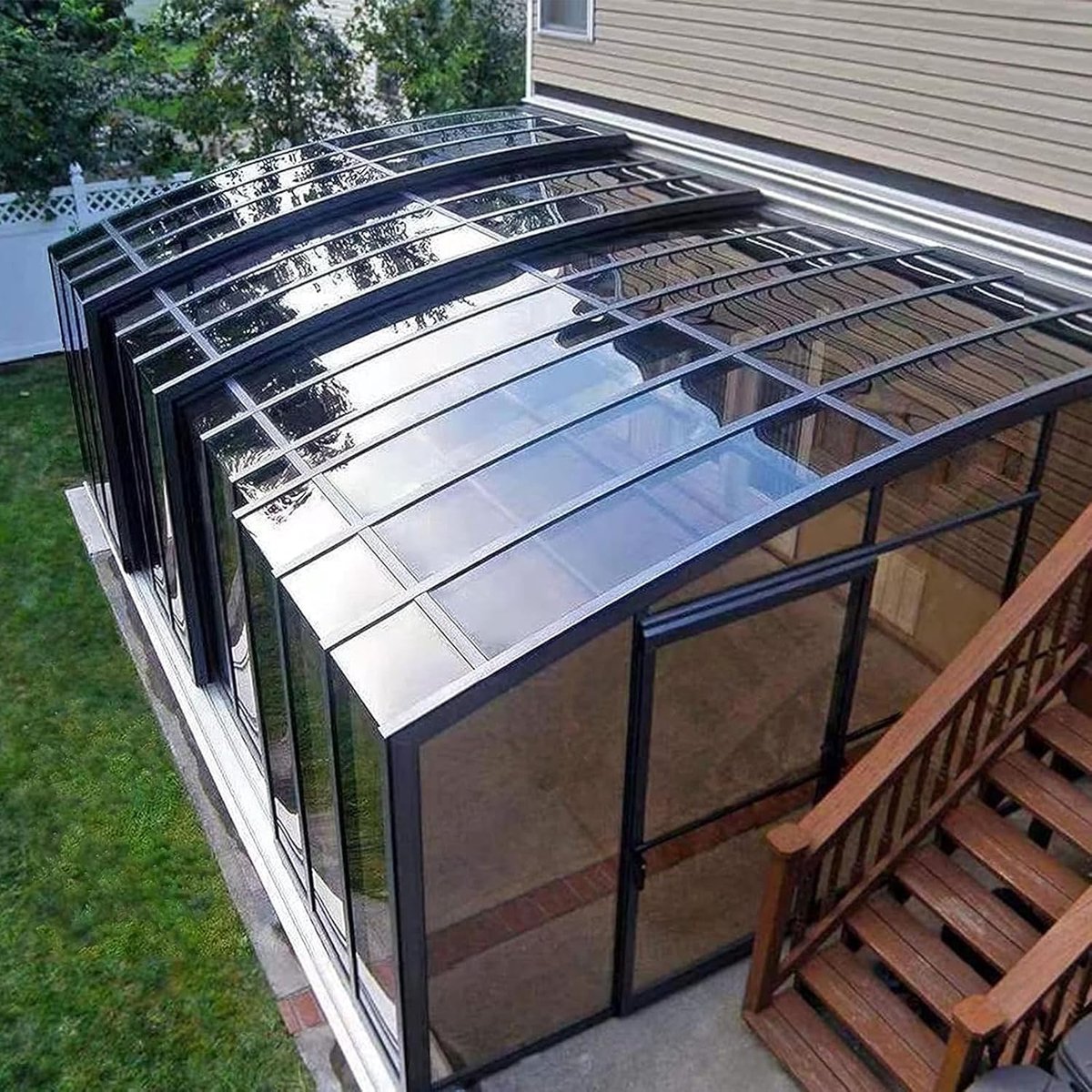Polycarbonaat Platen - Dakplaten Acryl - Bescherming Tuin - UV Regenbestendig - 1.22x10m - Transparant