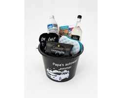 Vaderdag •Cadeaupakket Papa• Papa's Autowas Emmer - Cadeau voor Mannen - Perfect Gifts