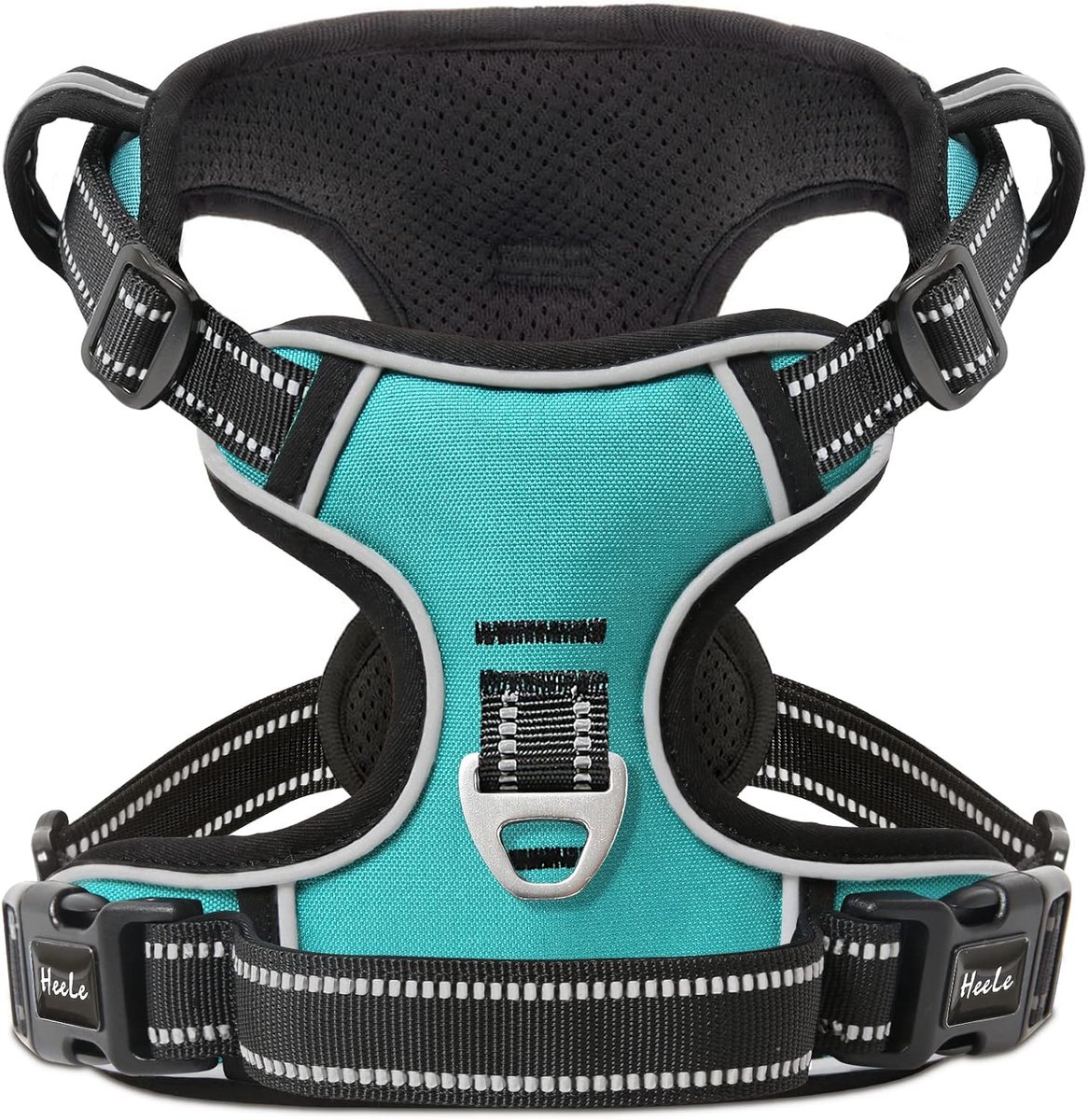 SnelShoppen - Hondenharnas Voor Kleine Honden - Geen Trekken - Verstelbaar Hondenharnas met Handvat - Reflecterend Pet Vest voor Outdoor Training en H