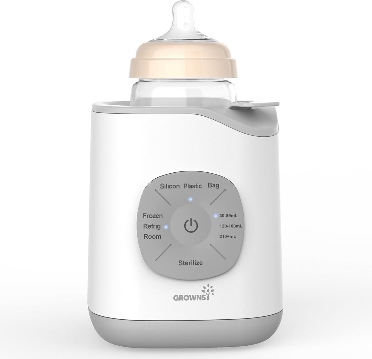 SnelShoppen - Babyvoeding Flesverwarmer, 10-in-1 Flesverwarmer voor Flessen, Babyvoeding, Sterilisator, Precise Temperatuurregeling, Melkverwarmer met