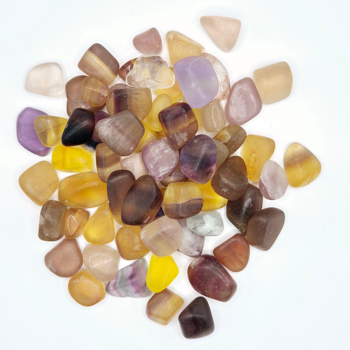 Edelsteen Fluorite Chips Trommelstenen 0,3-0,5cm (100 gram) Fluoriet