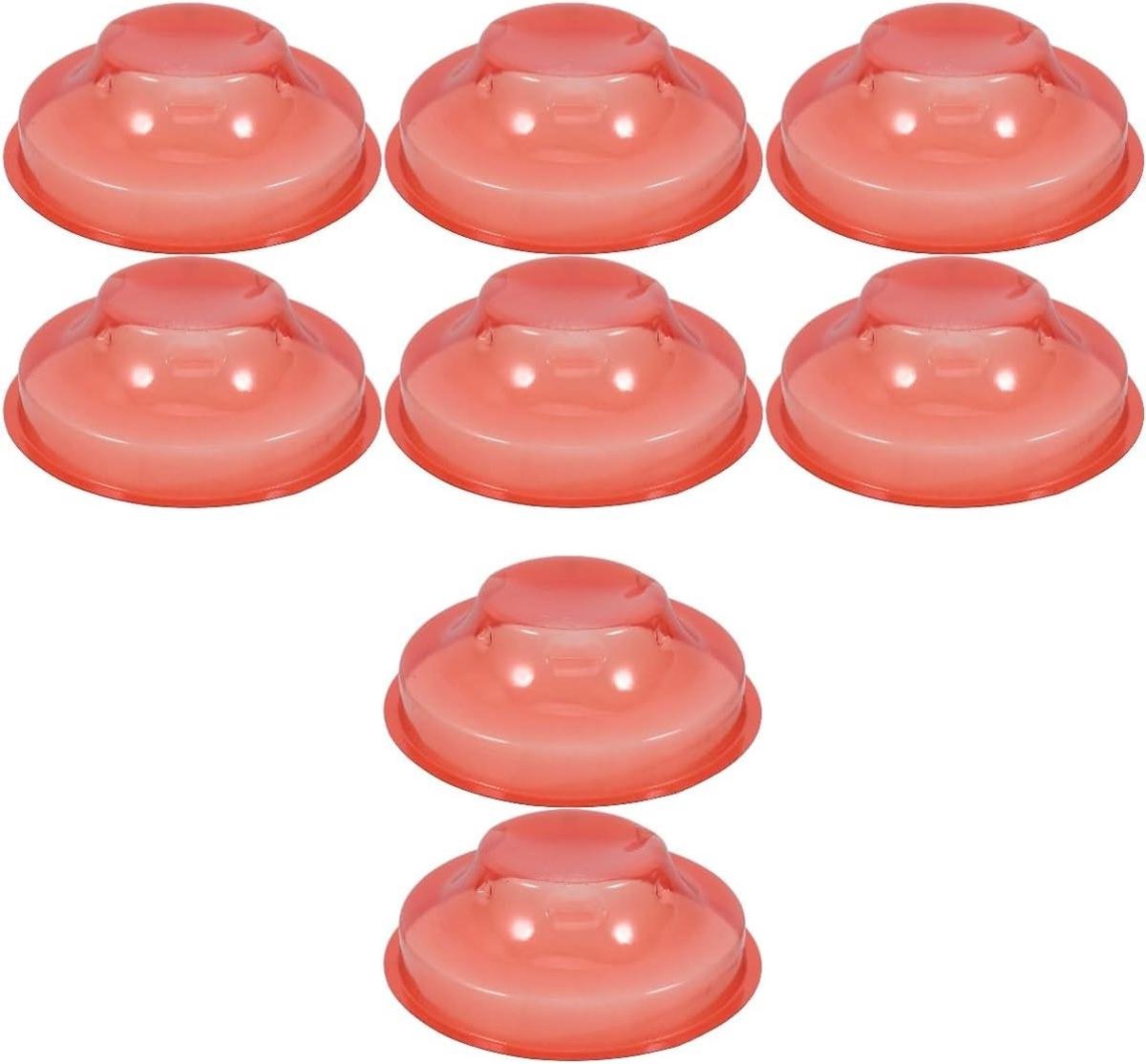Detector Beschermkap - Alarm Kap - Schade Voorkomen - Herbruikbaar ABS Materiaal - 11x11x3.8cm - Oranje