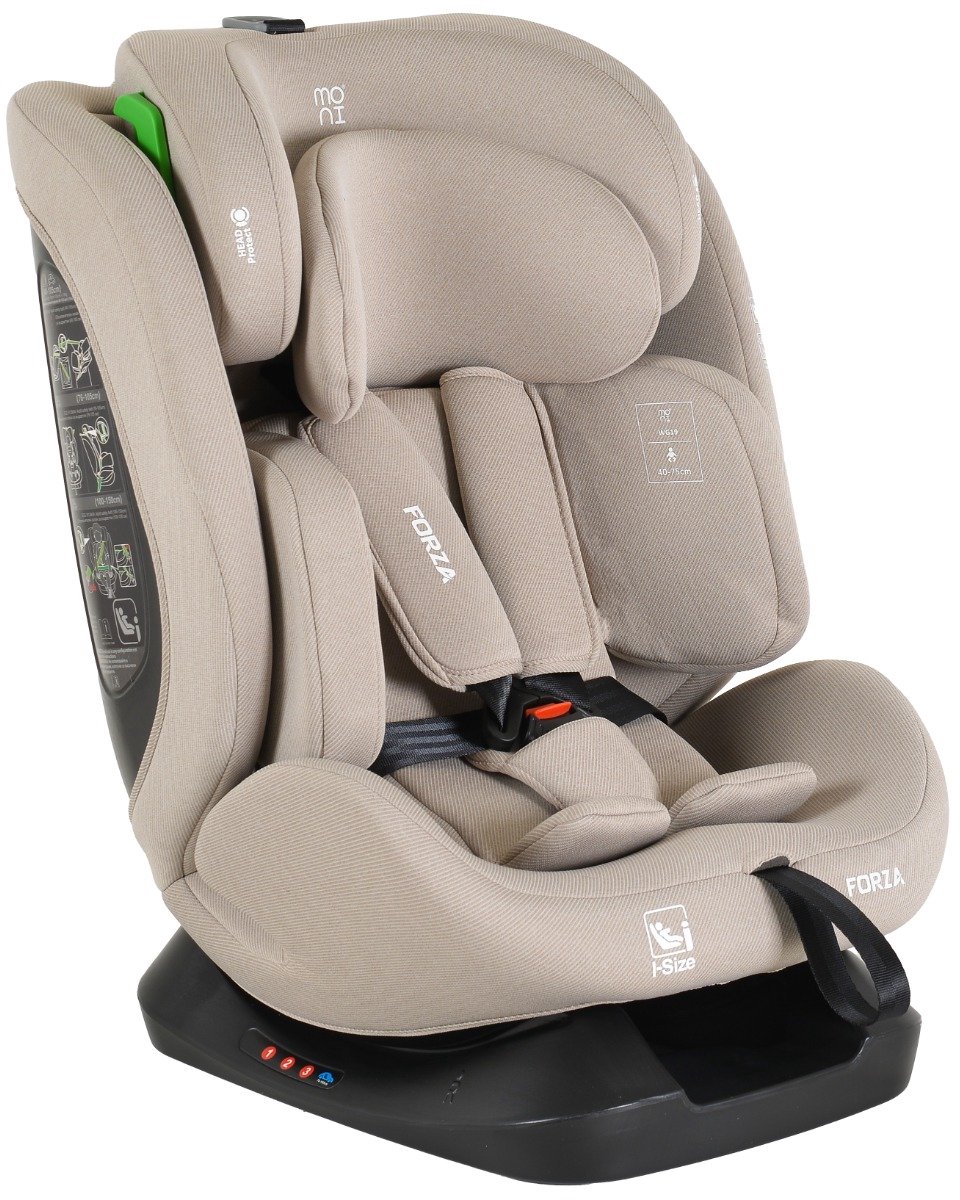 Moni Forza Beige 40-150 cm i-Size Autostoel