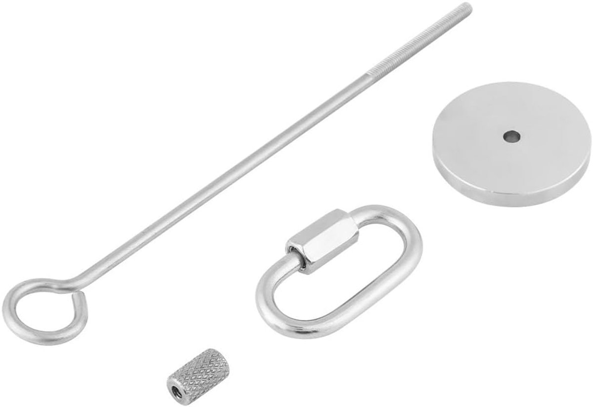 SnelShoppen - Parrot Bird Feed Stick Holder, Rvs Voerhouder voor Fruit en Groenten, Hangende Voederstok voor Parkieten, Papegaaien, Kanaries, Conures
