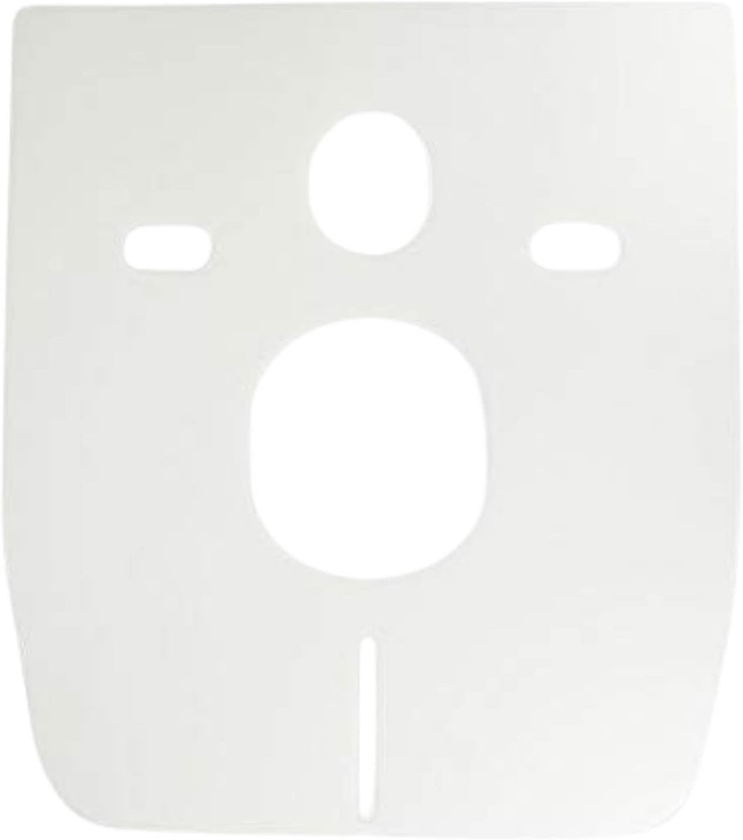 SnelShoppen - Geluidsisolatie Mat/Gasket voor Wandhangtoiletten | Geschikt voor Geberit & Grohe, Polyethyleen Schuim, Geluidreductie, Trim naar Groott