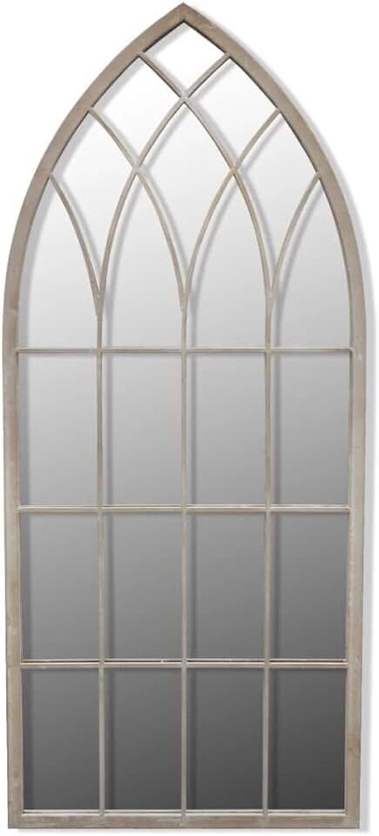 Rustieke tuinspiegel boog 50 x 115 cm voor binnen en buiten