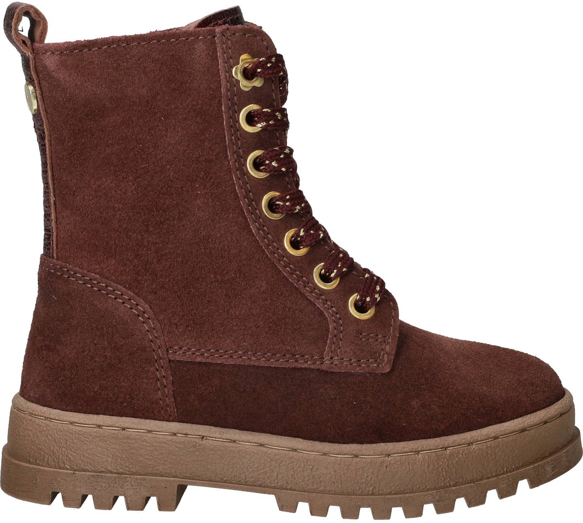 IK-KE Veterboots - Meisjes - Rood - Maat:29