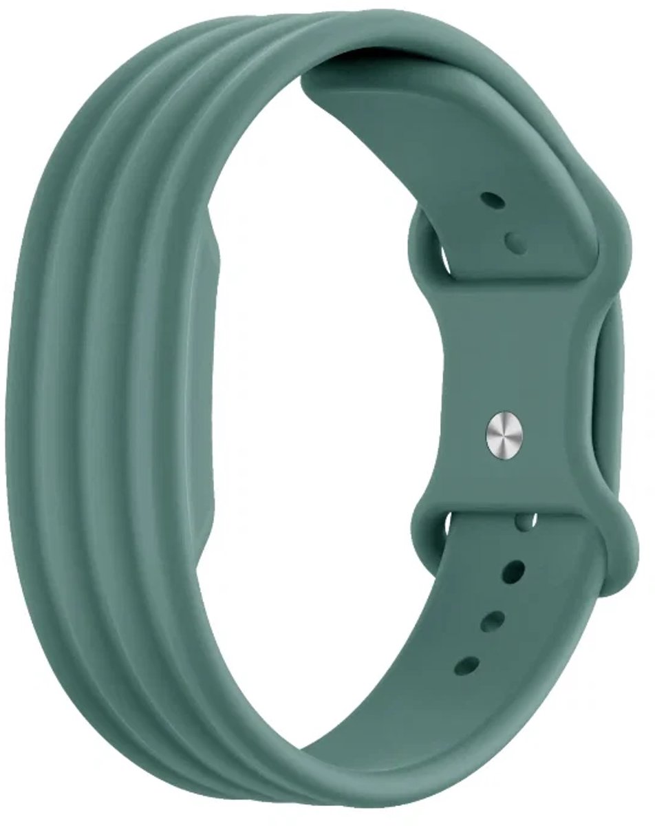 Bandz Siliconen sport bandje geschikt voor Fitbit Air - Viridian