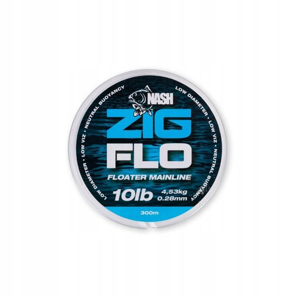 Nash NXT Zig Flo Vislijn 10lb 0.28mm 100m - Sterk & Duurzaam