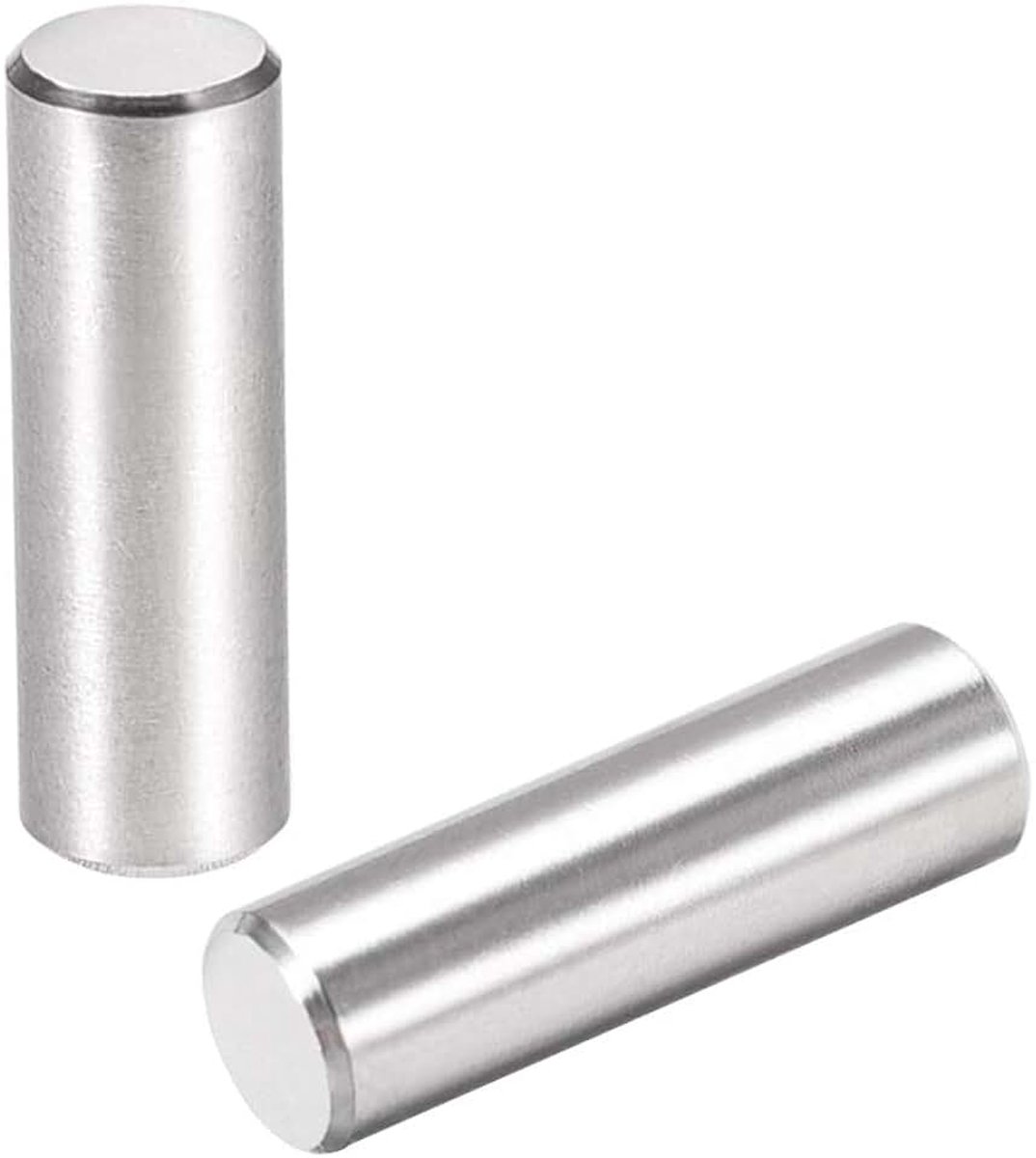 Sourcing map 50 stuks 6 mm x 18 mm paspen 304 roestvrij staal cilindrische planksteunpen bevestigingen elementen zilver