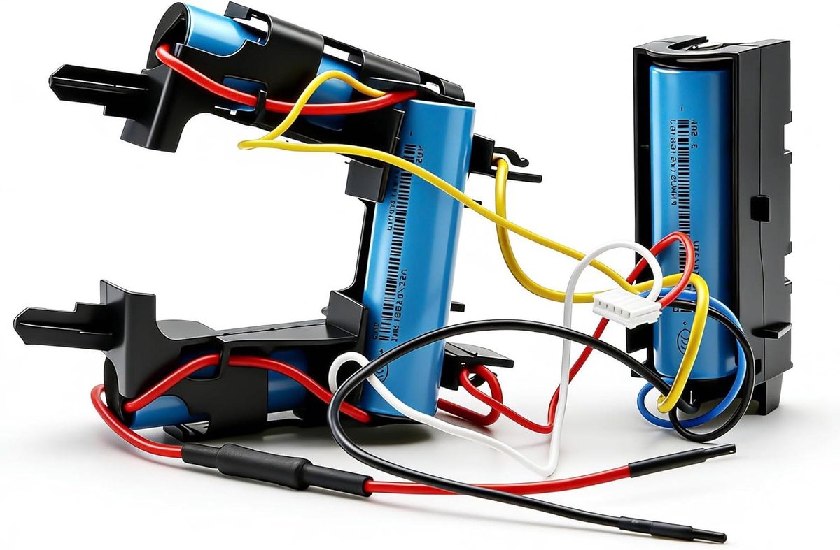 Reserve Batterij - Stofzuiger Accu - Huishoudelijk Gebruik - Lithium-ion Technologie - 3500 mAh - Zwart