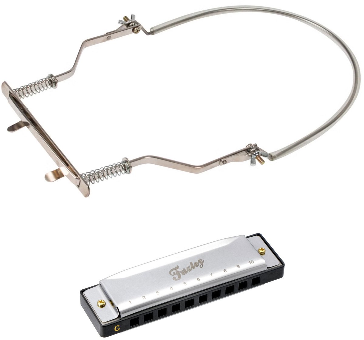 Mondharmonica starterset - Fazley MHM-01-C - Multikleur