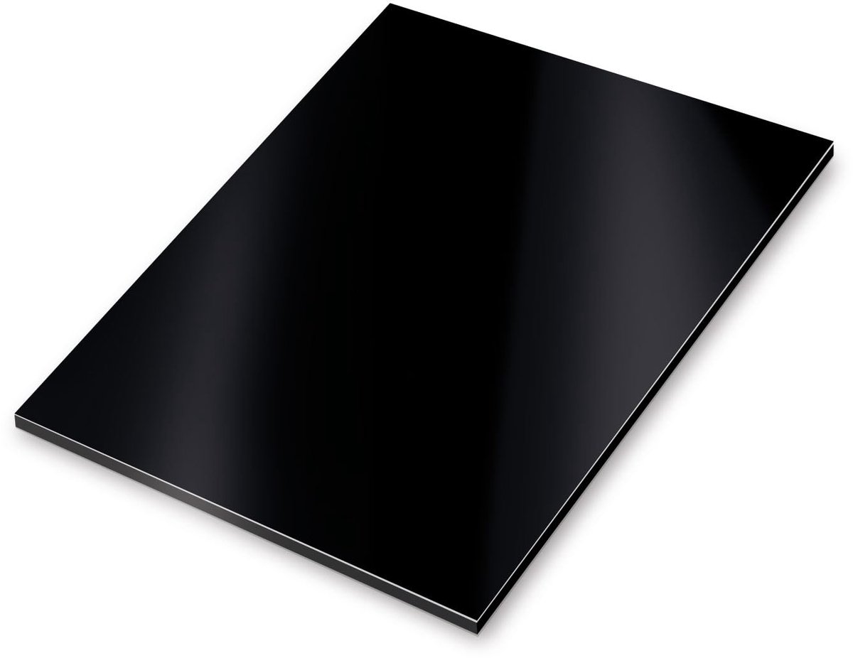 Aluminiumcomposietplaat I 15 x 20 cm I weerbestendig aluminium bord I voor modelbouw beursbouw bewegwijzering I az140