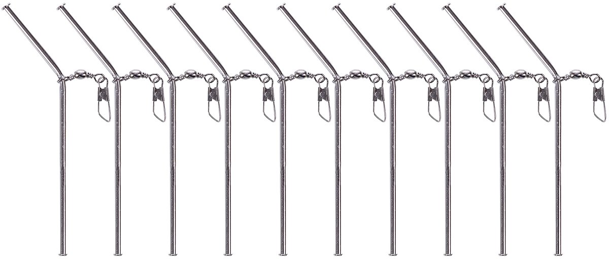 Anti Tangle Boom Tubes Metaal - Sleeve afstandhouder buisjes Set 10 stuks - feeder-accessoires karpervissen