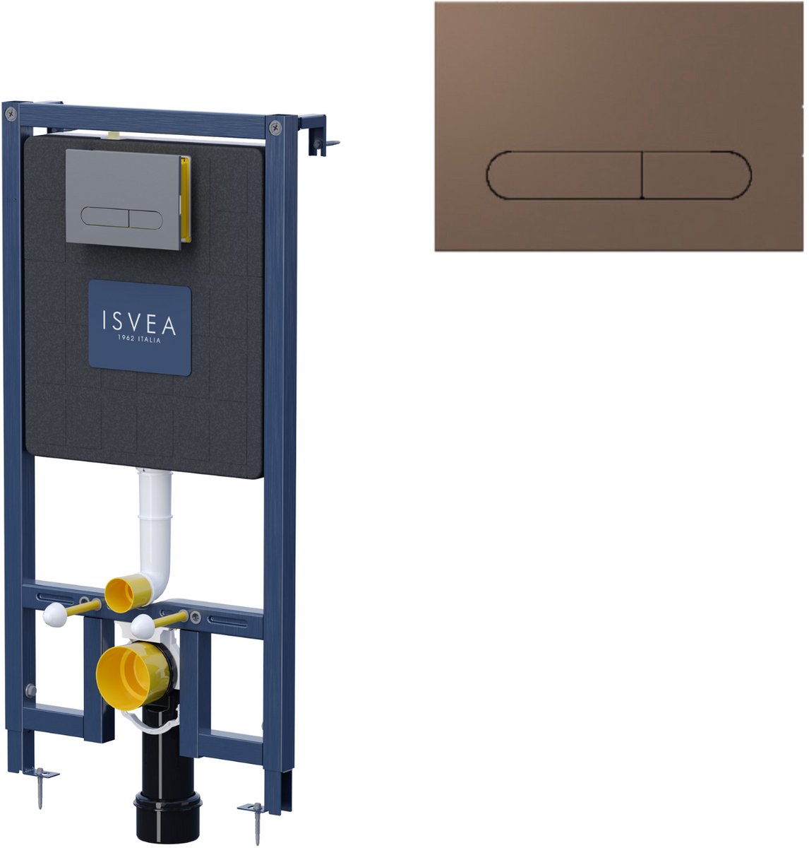 Isvea Durezza Inbouwreservoir – Inclusief Taupe Bedieningspaneel