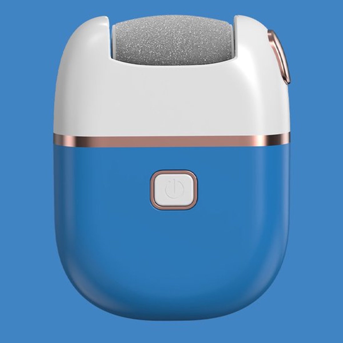 USB-oplaadbare voetvijl voor het verwijderen van eelt en dode huidcellen, draagbaar voor thuisgebruik - blauw