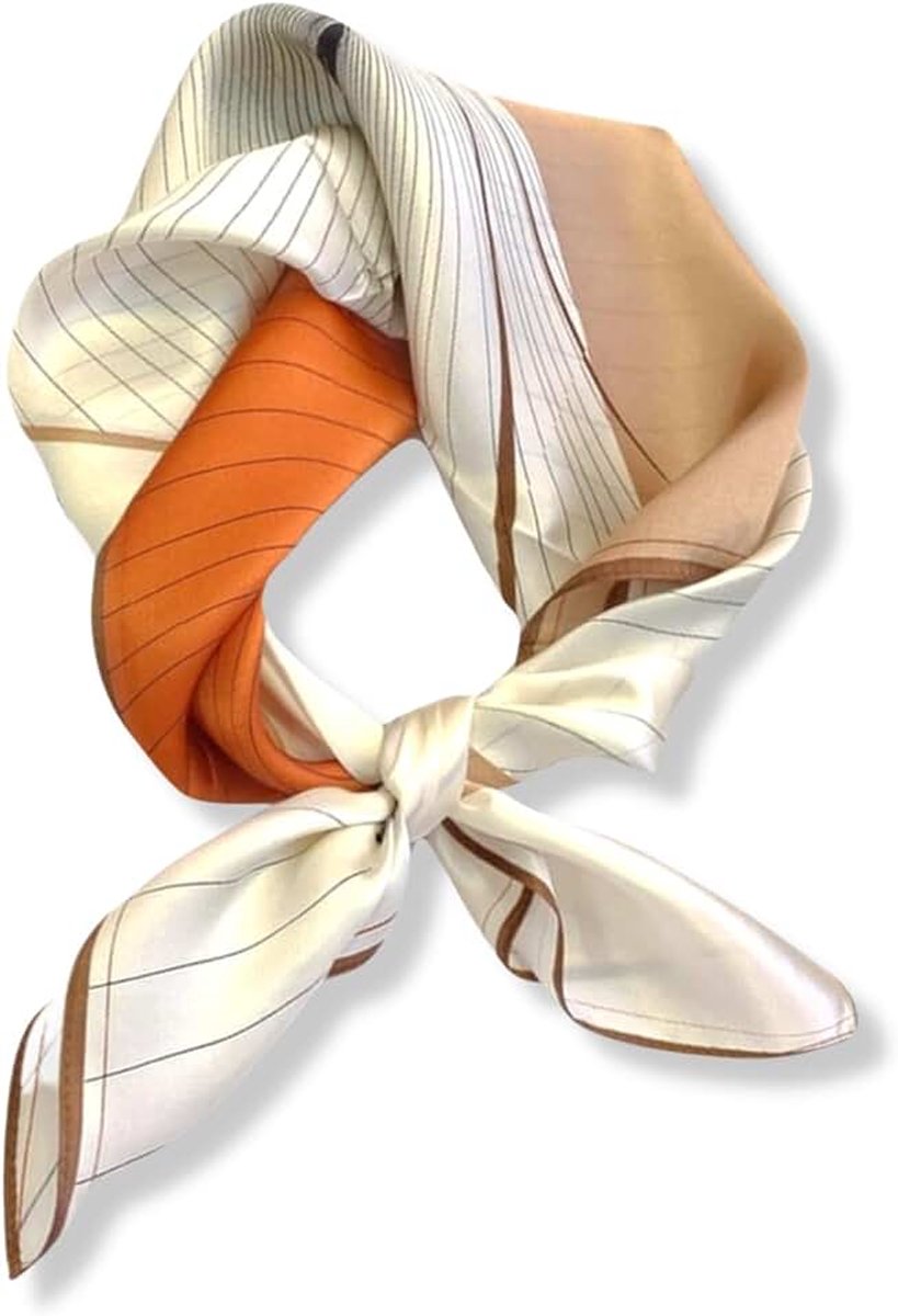 Zijden Sjaal 100% Pure Mulberry Zijde - 68x68cm Vierkante Dames Halsdoek - Zacht & Ademend - Luxe Giftverpakking