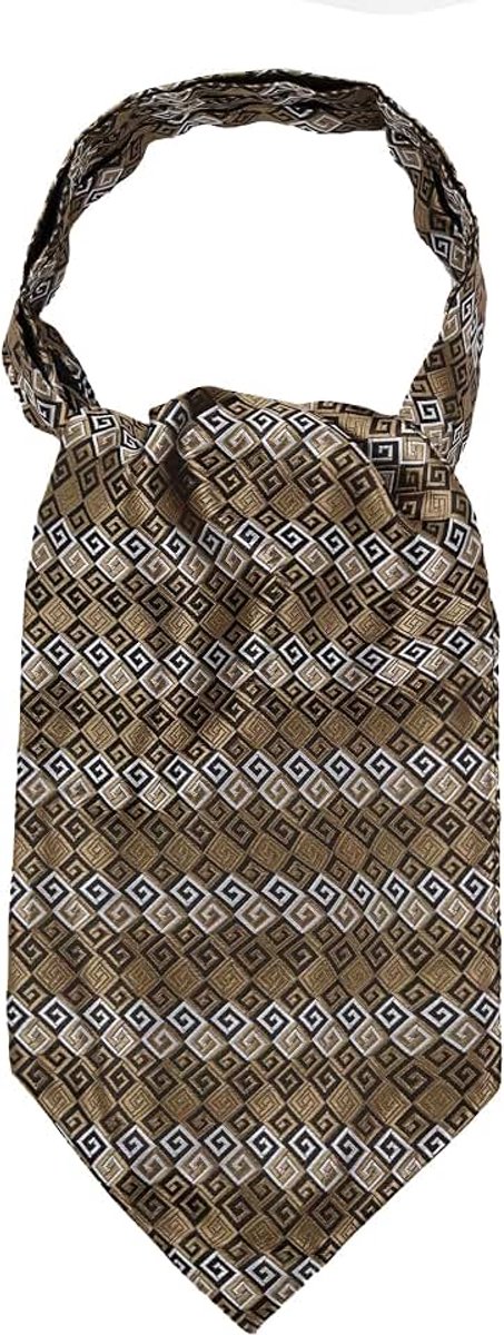 Stropdassjaal Ascotstropdas Ascot Tie Sjaal Cravat Ties Eenvoudig Chic voor Gentleman