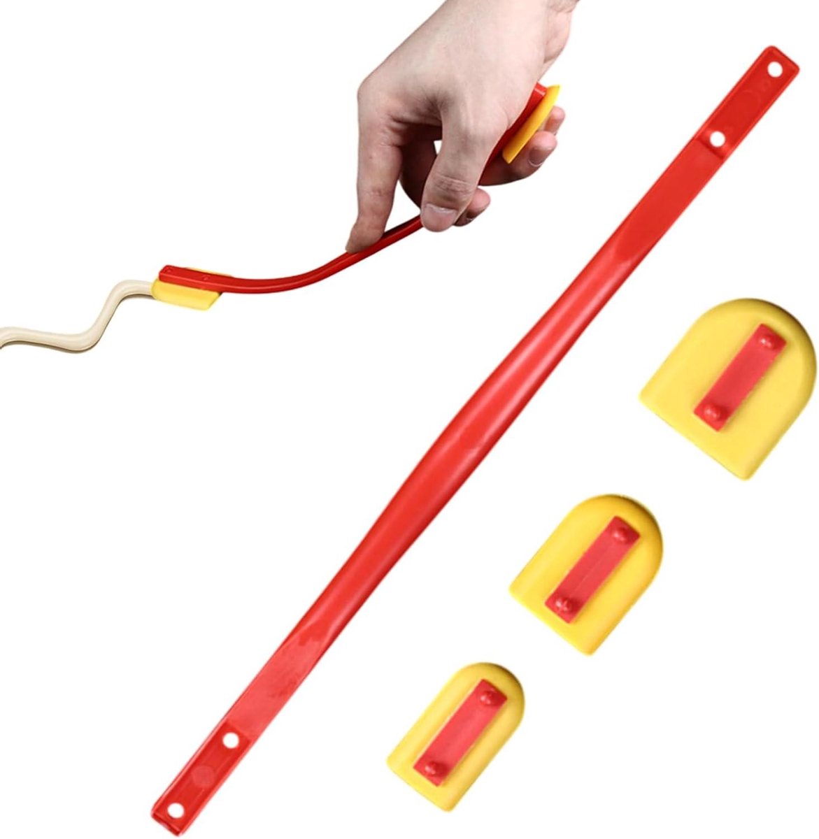 Kit en Kitverwijderaar Set - Kitspatel Kitgereedschap - Kit Aanbrengen Afwerken - Demontabel Ontwerp