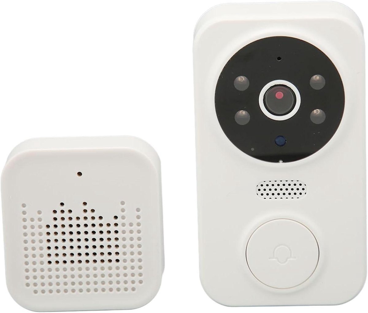Slimme Deurbel - Camera Intercom - Beveiliging Huis - HD Nachtzicht - 24 GHz WiFi - Zwart