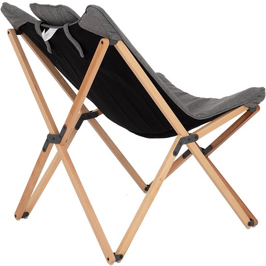 Bo-Camp - Urban Outdoor - Relaxstoel - Wembley - M - Nika - Grijs van Bo-Camp — afbeelding 3