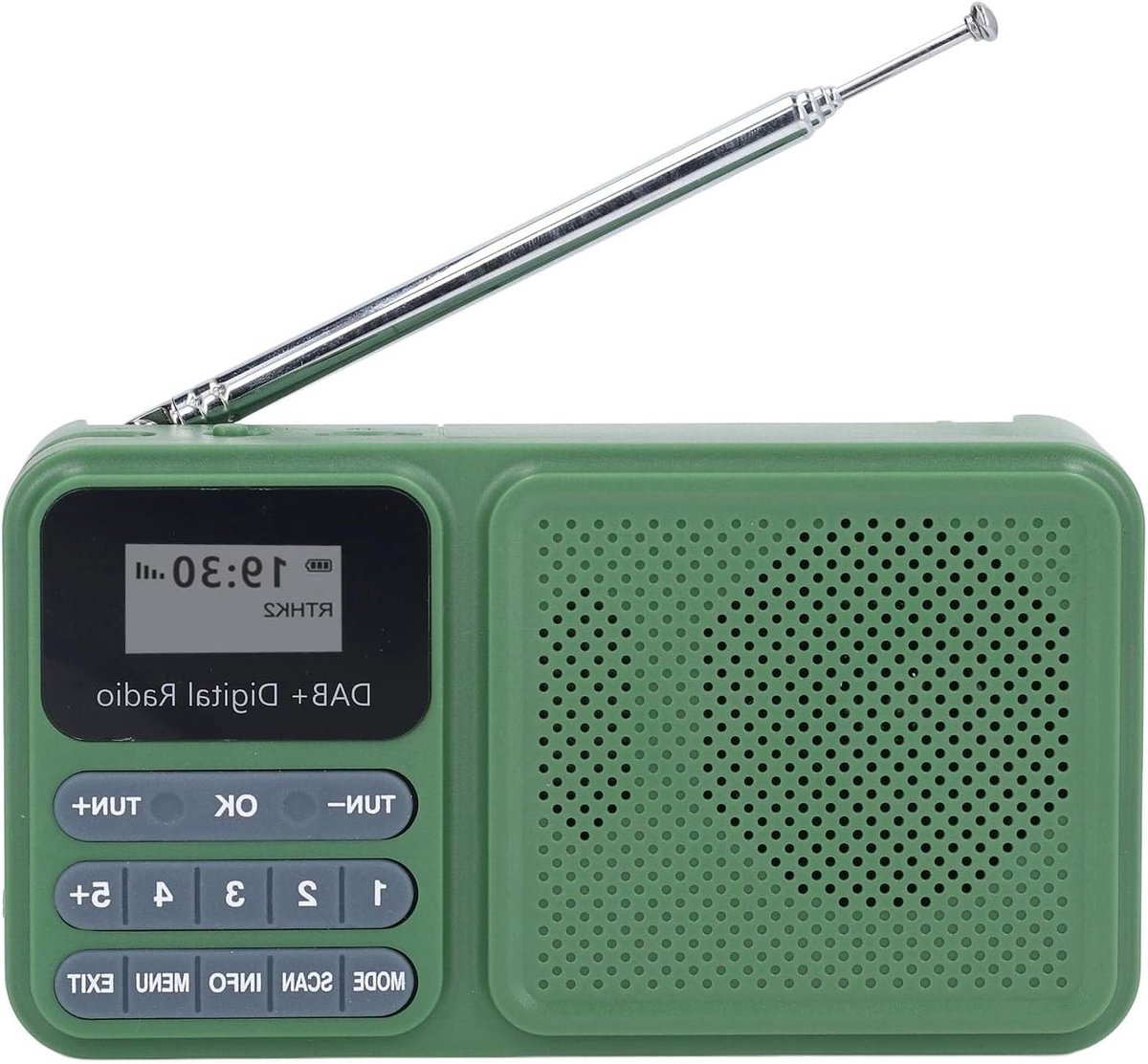 Draagbare Radio - Zonne-energie Muziekbox - Buiten Luisteren - Bluetooth Connectie - 1200 mAh Batterij - Zwart