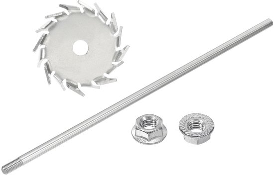 Roestvrij Stalen Roerstaaf - Dispergeerapparaat Schijf - Laboratorium Industrie - Duurzaam Materiaal - 30cm Lengte — afbeelding 3