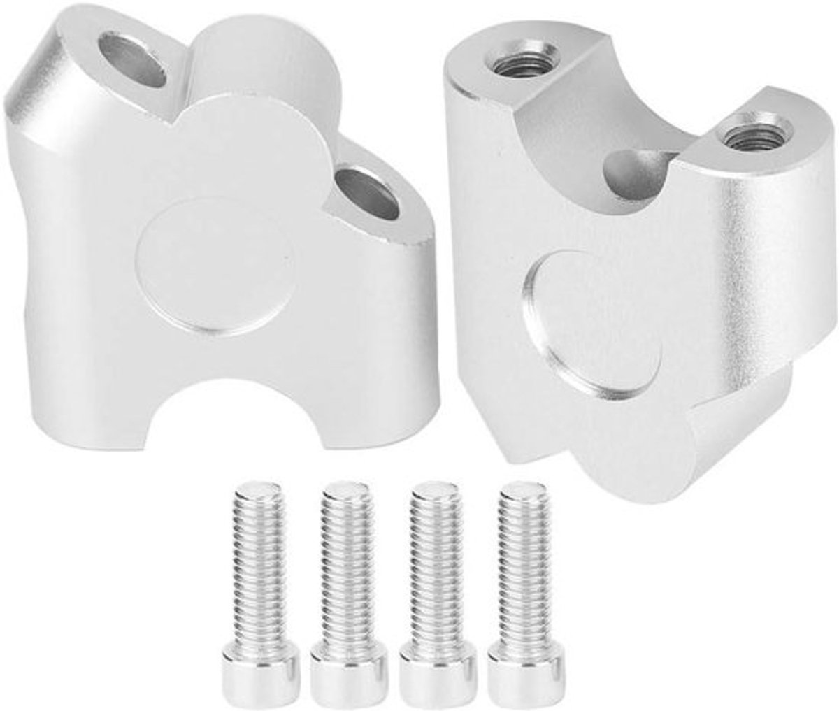 22mm Universele Motorfiets Stuur Riser met Klem - Verstelbare Stuur Adapter - Stuurverhoging voor Achterwaartse Montage