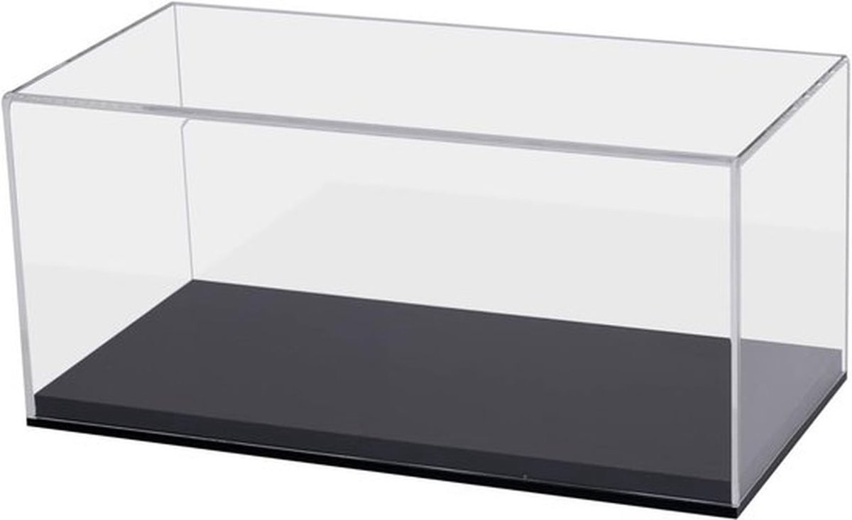 Acryl displaykast voor modelauto's en figuren in diverse maten, transparant en duurzaam