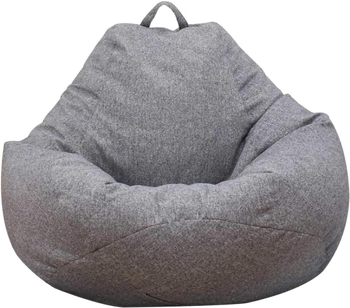Zitzakhoes - Kussenhoes - Ontspanning Thuis - Zonder Vulling - 70 x 80 cm - Grijs