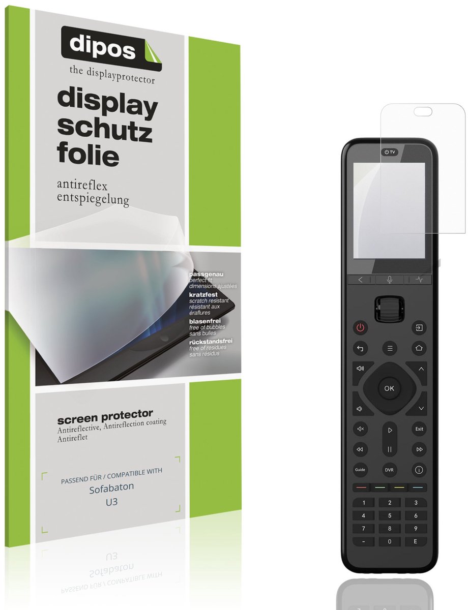dipos – 4x Matte Beschermfolie geschikt voor Sofabaton U3 | Krasbestendige & antireflecterende Screenprotector Ultra-Thin