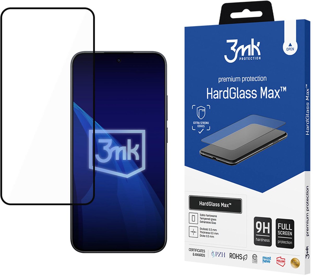 3Mk Gehard Glas Hardglass Max Zwart Voor Xiaomi Redmi Note 15 Pro 5G