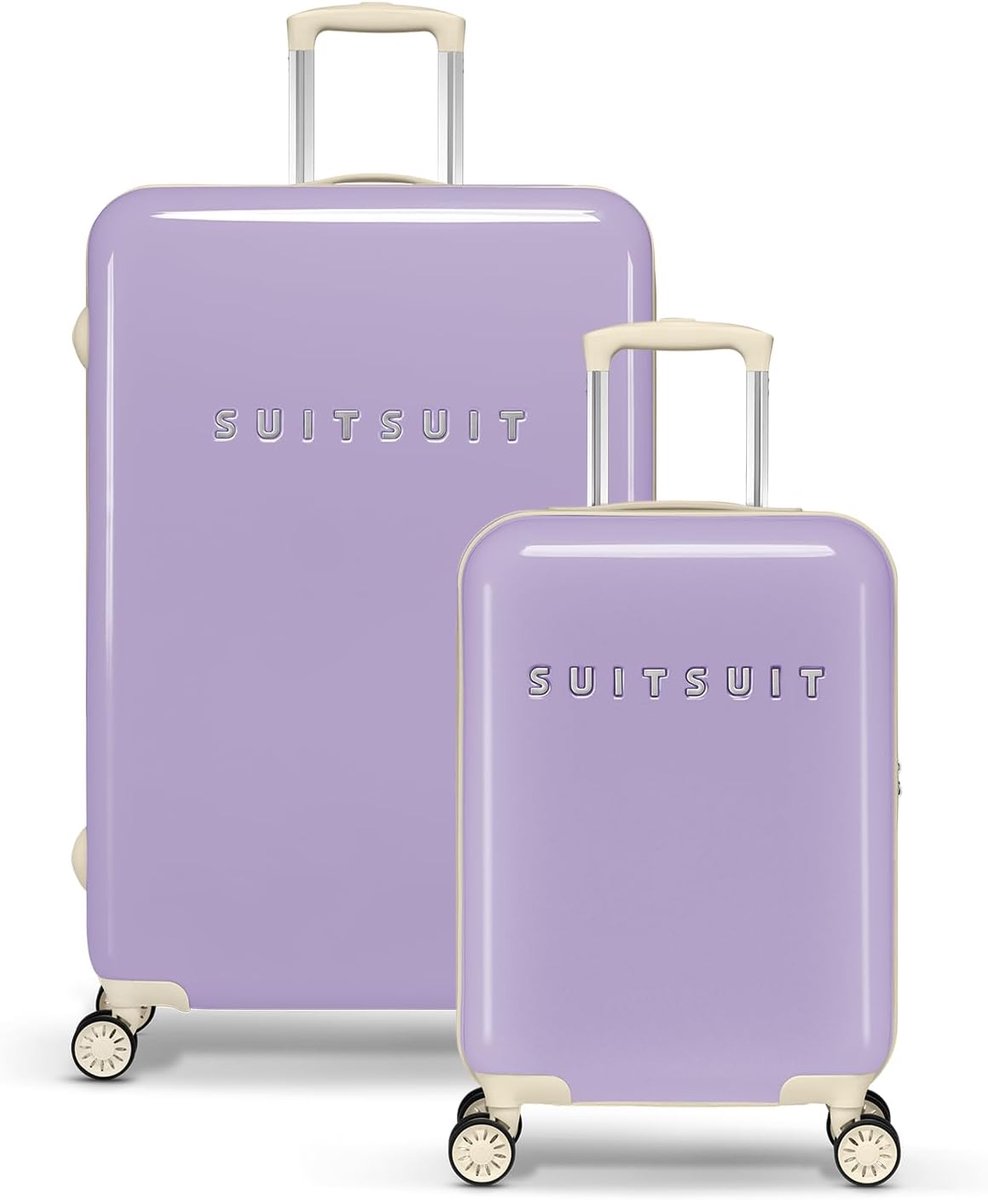 Koffer set - Lichtgewicht handbagage en grote reiskoffer - Hardcase met 4 wielen - Veilig TSA cijferslot - SnelShoppen