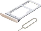 MMOBIEL Sim Tray Kaart Houder Nano Slot voor Samsung S7 Edge (GOUD)