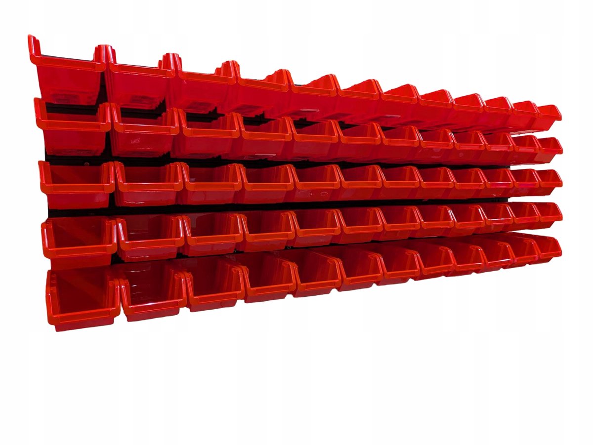 TABLICO Gereedschapswand 115,8x39 cm met 60 Bakjes | Gemaakt in Polen