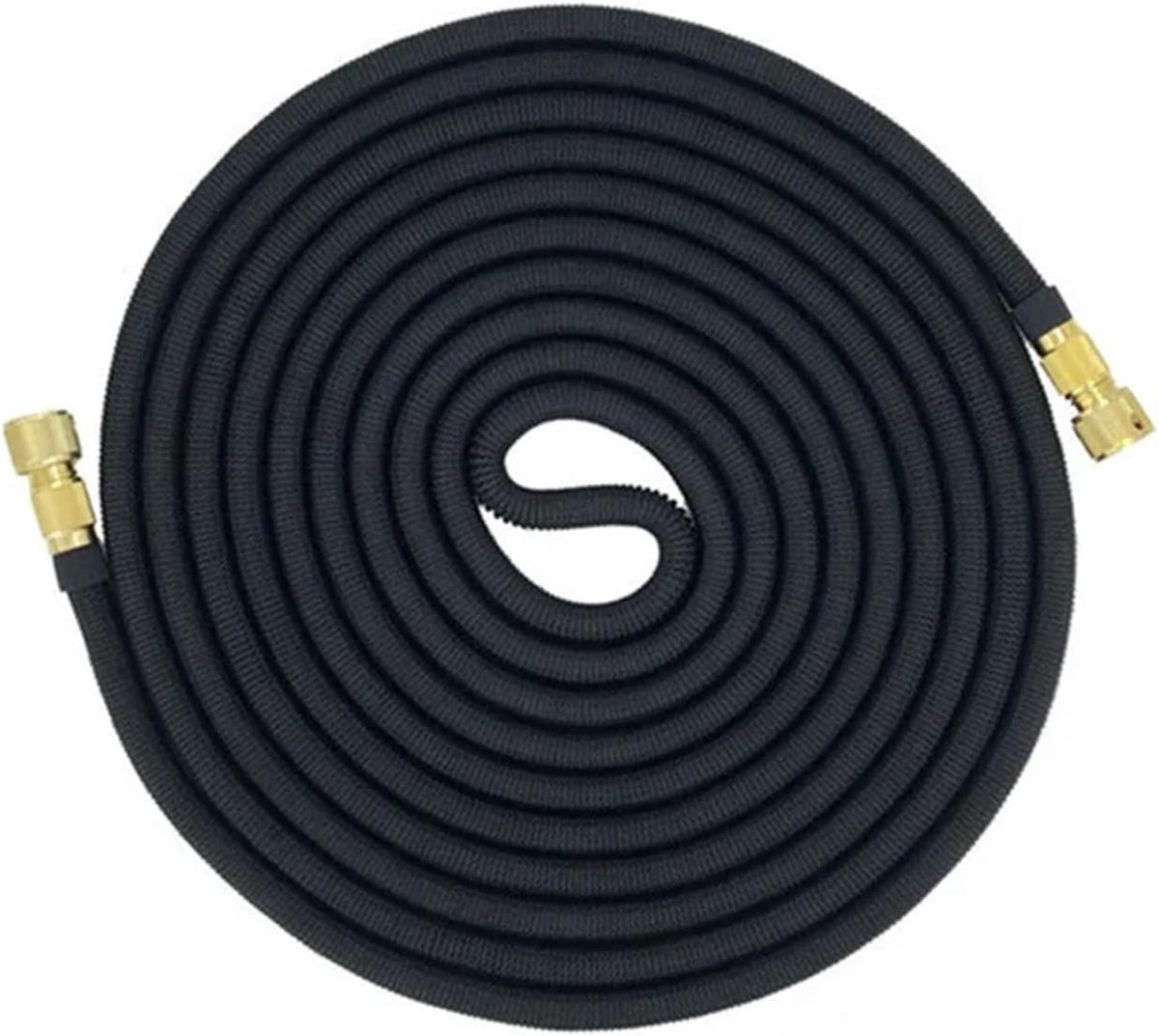 Tuinslang Set - Flexibele Slang - Tuin Water Geven - Messing Connectoren - 5 Meter - Zwart – foto 7
