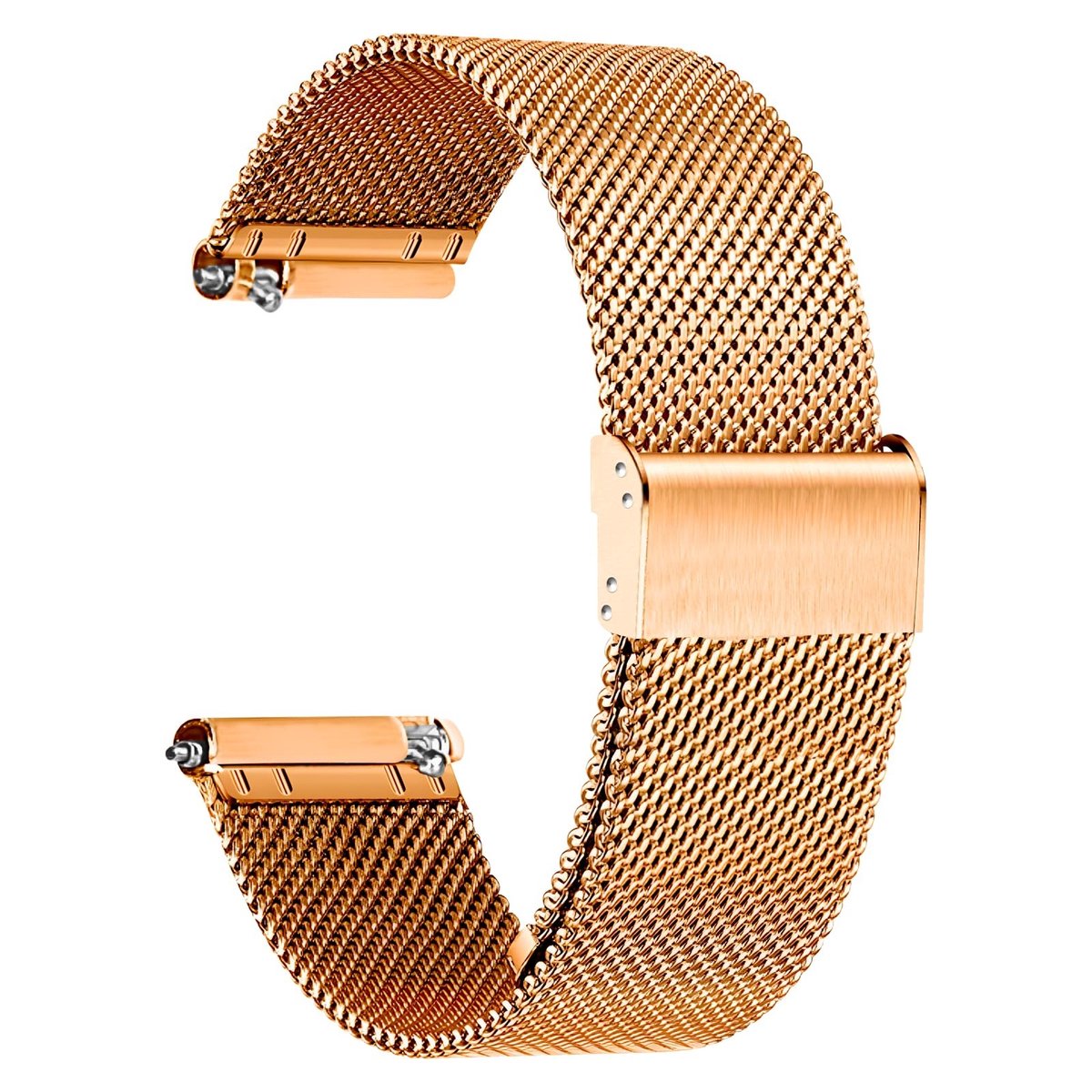 Dailygoods- Horlogeband Roestvrij Staal - Quick Release - Vervangend Bandje - 10/12/14/16/18/20/22 mm - Heren/Dames - Hoogwaardige Kwaliteit - Horlogebandje